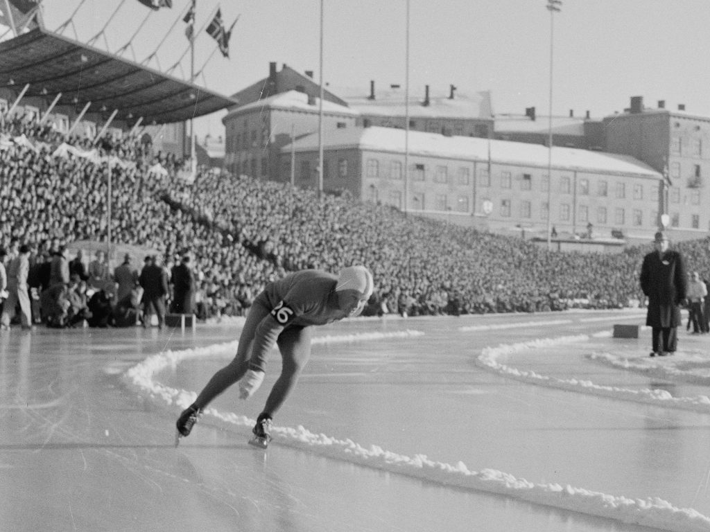 Bilde av Toivo Salonen under VM på Bislett i 1956.