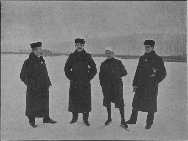 Bilde av det finske laget til pokalkampen i 1903.